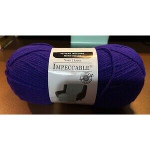 Loops & Threads Impeccable Yarn Grape Punch 285 Yards One Ball